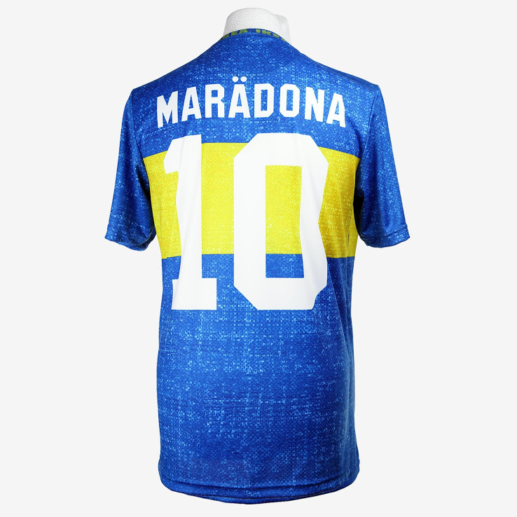 Footy Headlines Repping Argentinian football legend Maradona.
